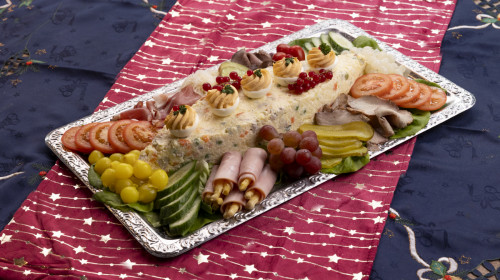 Luxe opgemaakte Rundvleessalade